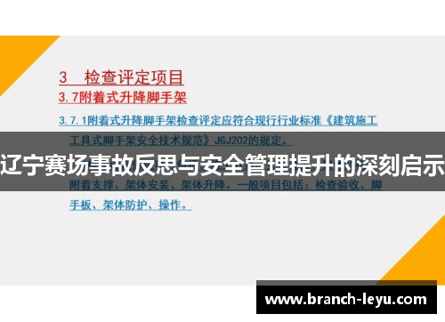 辽宁赛场事故反思与安全管理提升的深刻启示